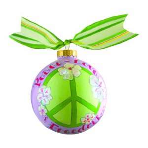  Light of Mine Ornament, Peace, Love, Freedom   Lilac Baby