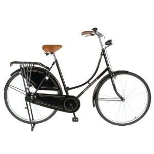 Hollandia Oma 28 Citi Bicycle (Black, 28 Inch)  Sports 
