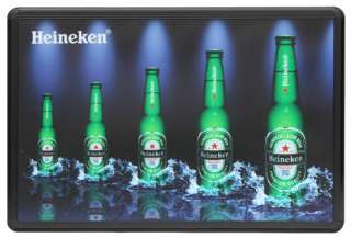 Animated LED Light Box Sign Display for Bar, Beer, Liquor   Heineken