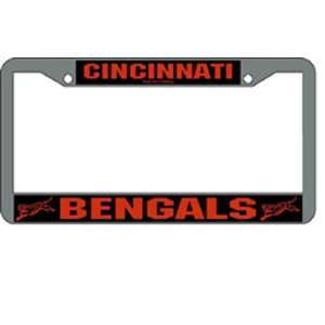  Cincinnati Bengals Nfl Chrome License Plate Frame Sports 