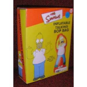  Simpsons Homer inflatable talking bop bag punching bag 