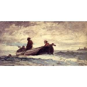  Hand Made Oil Reproduction   Winslow Homer   32 x 16 