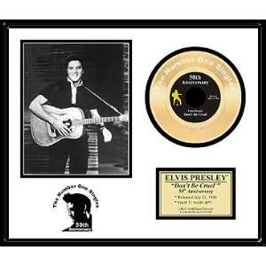 Elvis Presley 24 Kt Gold Record dont Be Cruel 50th Anniversar 