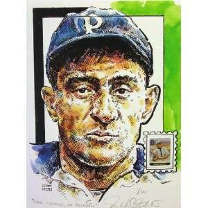  Honus Wagner Pittsburgh Pirates   Legends Stamp   8x10 