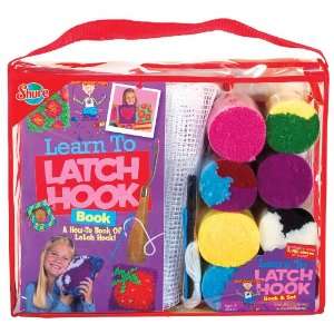    Shure Learn To Latch Hook Activity Set And Book Toys & Games