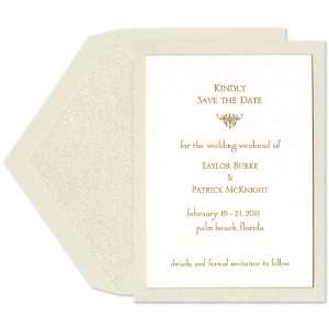  Opal Layered Save the Date Card