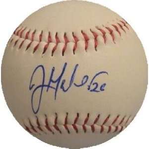  Justin Huber autographed Baseball