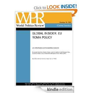 Interview EU Roma Policy (World Politics Review Global Insiders 