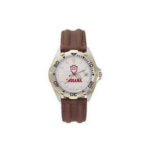  Indiana  Athletic  Hoosiers Mens All Star Watch with Leather Band 