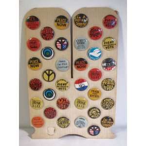  1960s Hoyle Pin Back Button Display 