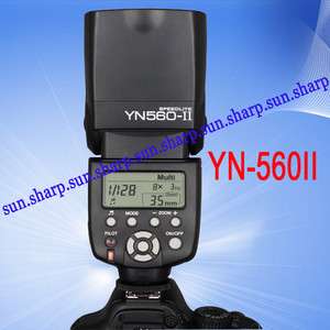 GN58 YONGNUO Upgraded Flash Speedlite YN 560 II for Nikon D90 D5000 