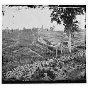  Atlanta,Ga. Confederate palisades,on north side of city 