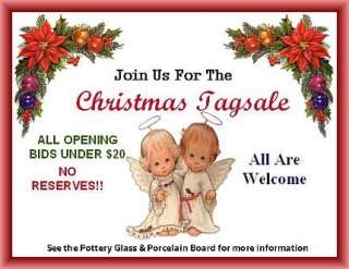 The Pottery Glass & Porcelain sellers announce