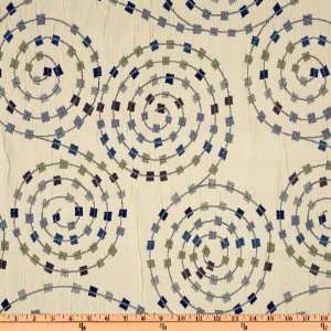   Richloom Petaluna Atlantic Fabric By The Yard Arts, Crafts & Sewing