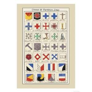 Crosses and Partition Lines Giclee Poster Print by Hugh Clark, 24x32