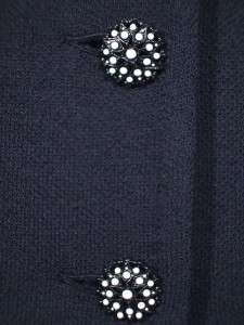 NWT ST. JOHN Knits Black Knit Jacket Blazer sz 12 $1250  