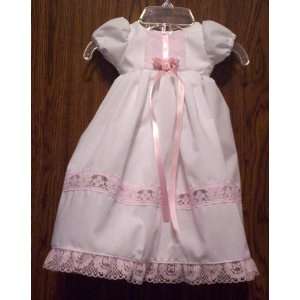 Preemie White & Pink Bereavement Gown Baby