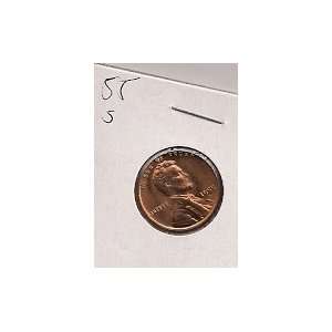  1955 S LINCOLN WHEAT CENT UNCIRCULATED 