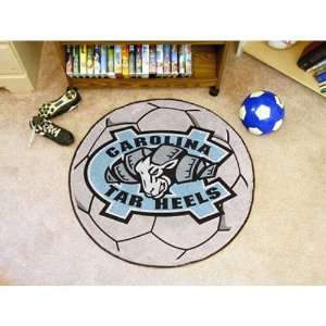  BSS   UNC   Chapel Hill NCAA Soccer Ball Round Floor Mat 