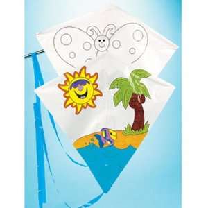  Color Your Own Summer Kites (1 dz) Toys & Games