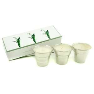 Lily Of The Valley Three Minature Scented Candles   Lily Of The Valley 
