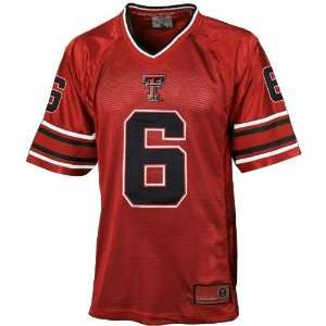  Texas Tech Red Raiders #6 Scarlet Youth Prime Time Football 
