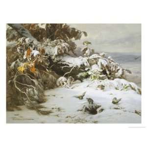 Winter Wonderland Seasons Giclee Poster Print by Theud Gronland, 56x42