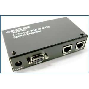    BlackBox 2 Channel CAT 5 Splitter Extender Transmitter Electronics