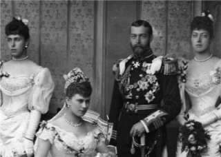 1893 Rare Print Photo King George V Of United Kingdom, Wedding  