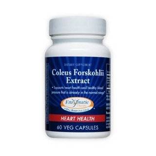 Coleus Forskohlii Extract 60C 60 Capsules by Enzymatic