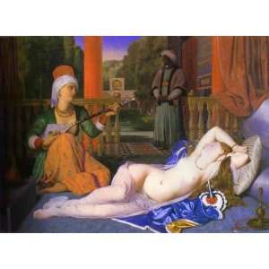   Ingres   32 x 24 inches   Odalisque and Slave