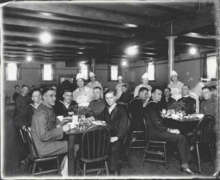 1936 WWII Soldiers at Army & Navy Club in Detroit Press  