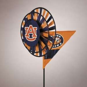  Auburn Tigers Yard Decoration  Windmill Spinner Sports 