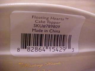 LENOX FLOATING HEARTS WEDDING CAKE TOPPER NEW IN BOX  