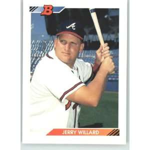  1992 Bowman #470 Jerry Willard   Atlanta Braves (Baseball 