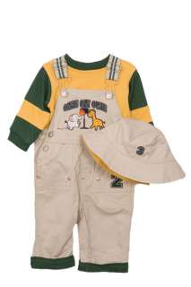 BT Kids Newborn Boys 2 pc overalls set (6 9 mo) 091939427280  