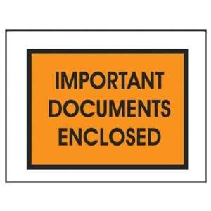   Important Documents Enclosed Packing List Envelopes