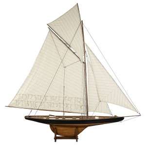 XL Columbia Americas Cup Decorative Model Sailboat 68  