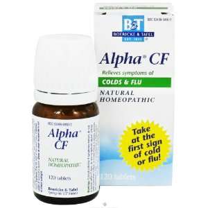 Boericke & Tafel   Homeopathic Remedies Alpha CF (Colds & Flu) Bonus 