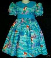 Disney Ariel Underneath the Sea Dress Deluxe Sz 12m 10y  