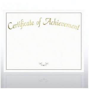   Paper   Certificate of Achievement   White