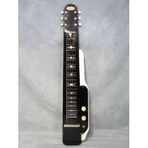    1958 Supro 6 String Black Lap Steel Guitar Musical Instruments