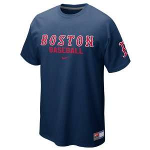  Boston Red Sox Navy Nike 2012 Away Practice T Shirt 