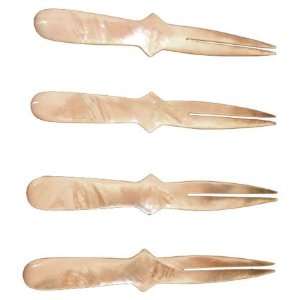  Mother of Pearl Pickle fork, Set of 4