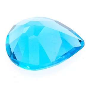  20x15mm Genuine Swiss Blue Topaz Pear Faceted Gemstone AAA 