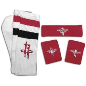  Rockets For Bare Feet NBA Sock/Wrist & Headband Set 