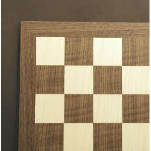  Walnut/Maple Board, w/thin frame, 2.2 inch squares Toys 