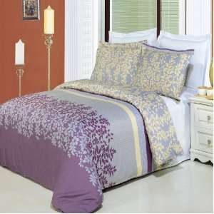  King/Cal.King Size Brielle Printed Multi Piece Duvet Cover 