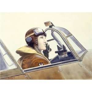  Bill Northup   Avg Eagle Squadron Pilot Giclee Canvas 