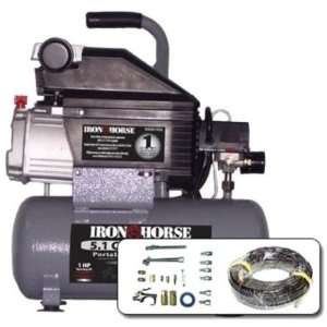  Iron Horse IHHD103L AK 3.2 Gallon 125 PSI Max Hot Dog Air 